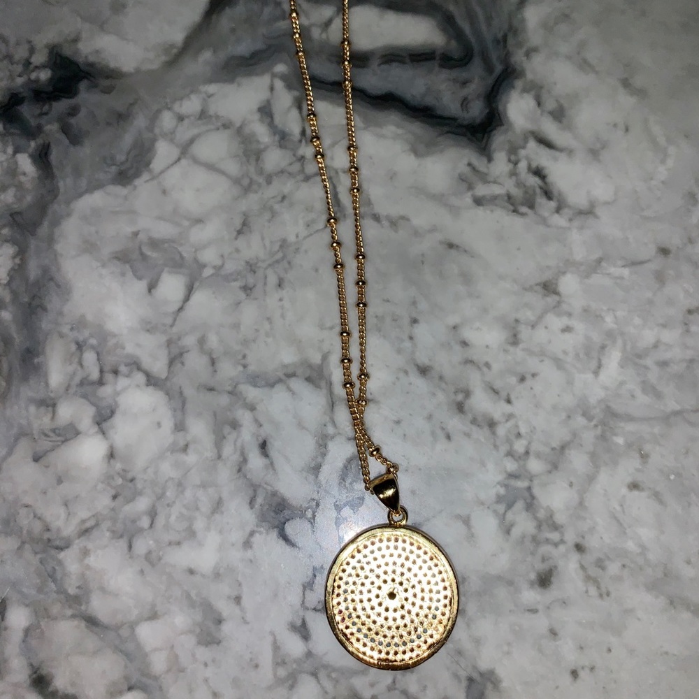 Gold Necklace with Colorful Charm MIAMI boutique! - Picture 4 of 8